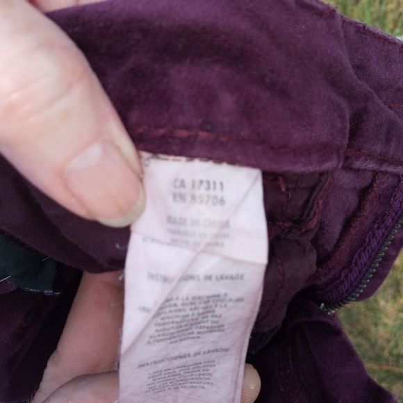 Buffalo David Bitton stretch skinny Jilian Ombre lowrise purple fade women's W28 - Picture 16 of 16